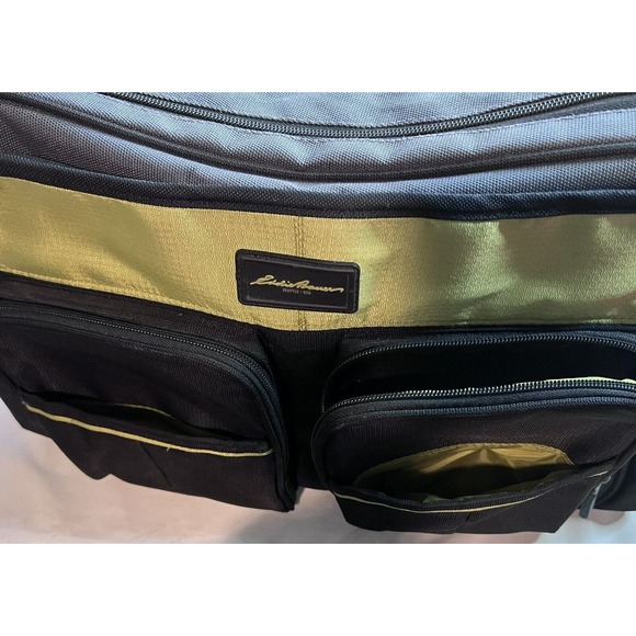 EDDIE BAUER Shoulder Diaper Bag, 1st Adventure Insulated, Changing Pad, Pockets - Picture 3 of 11